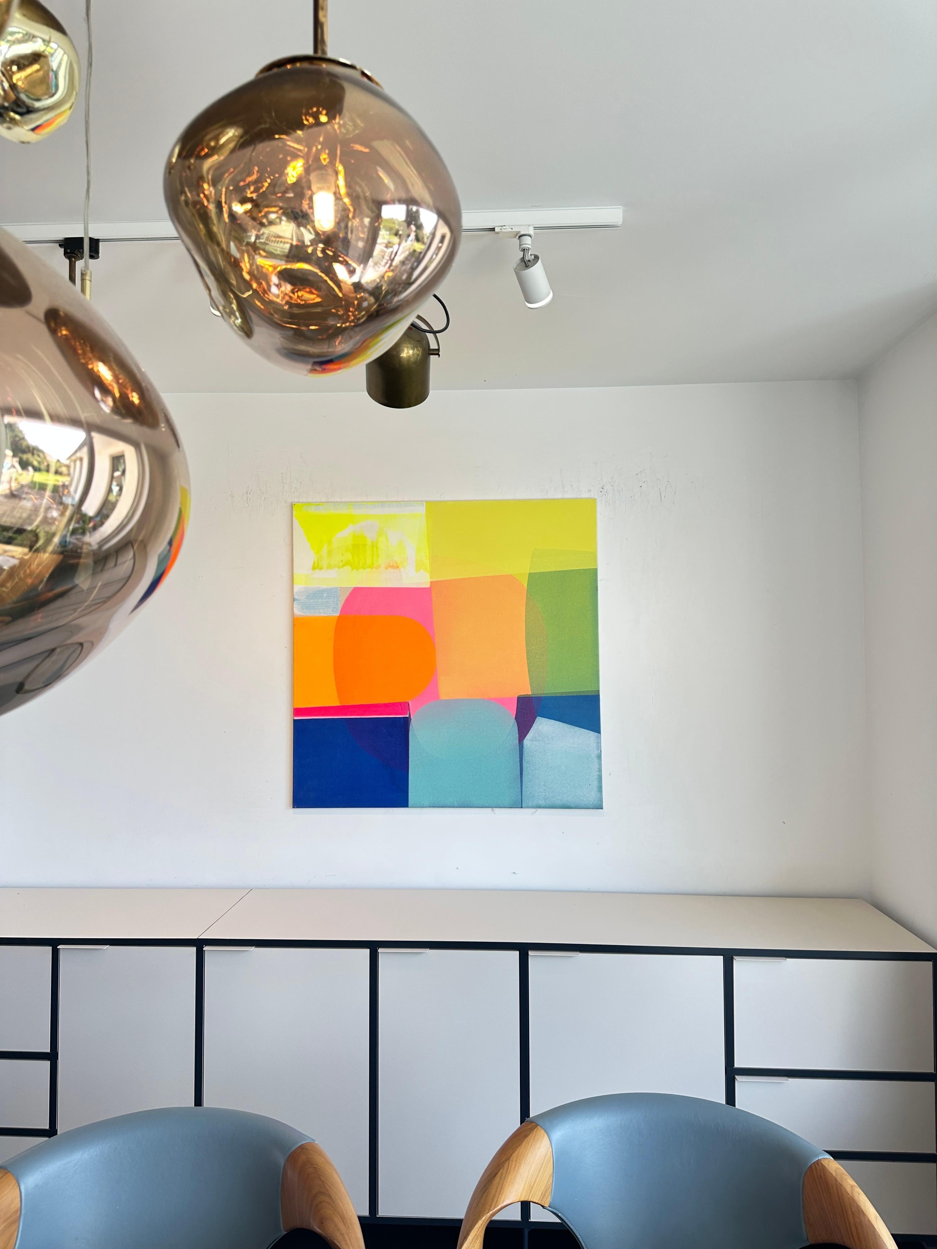 Pattern - by Christof Kindlinger Contemporary abstract colour field Painting For Sale 9
