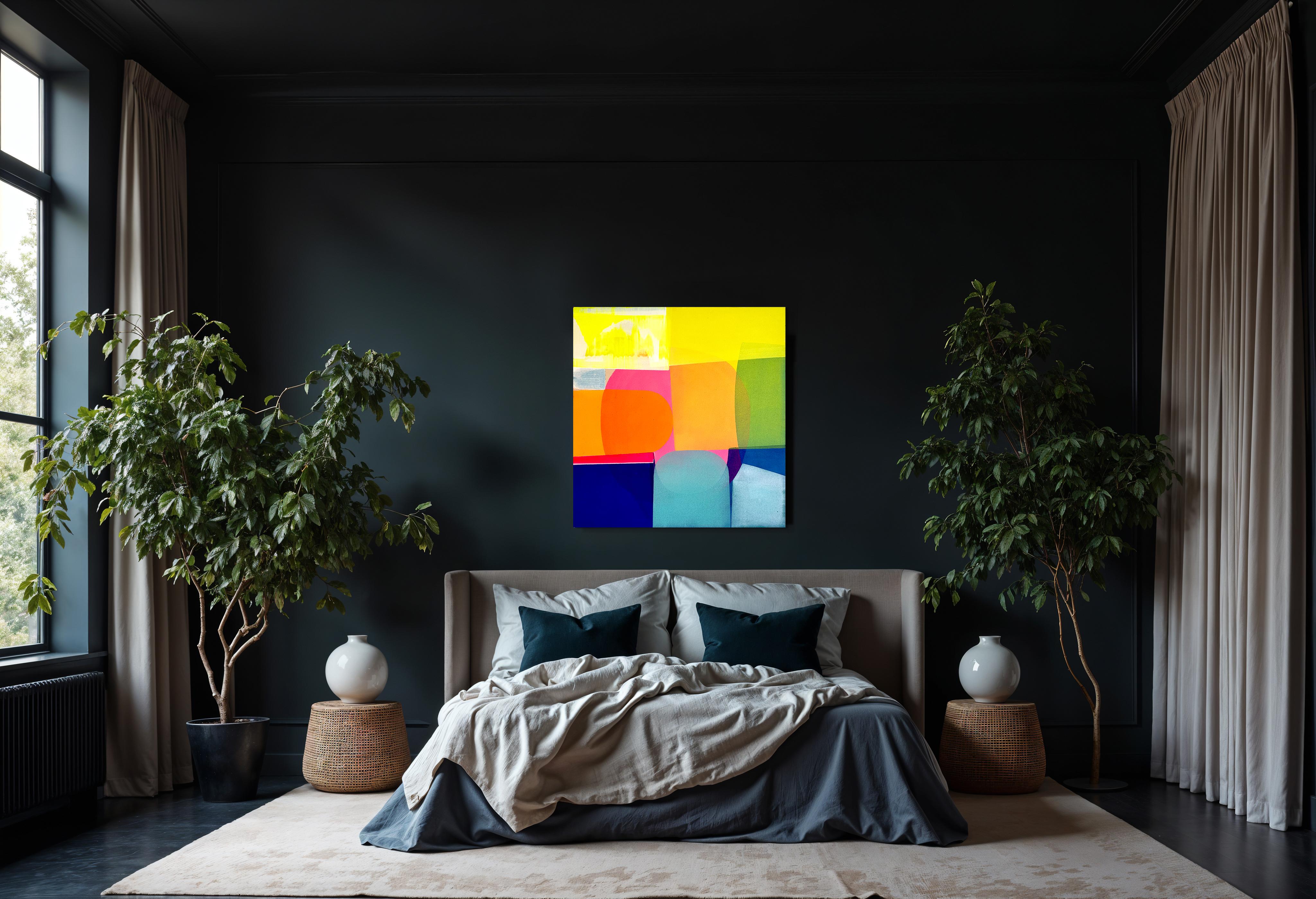 Pattern - by Christof Kindlinger Contemporary abstract colour field Painting For Sale 10