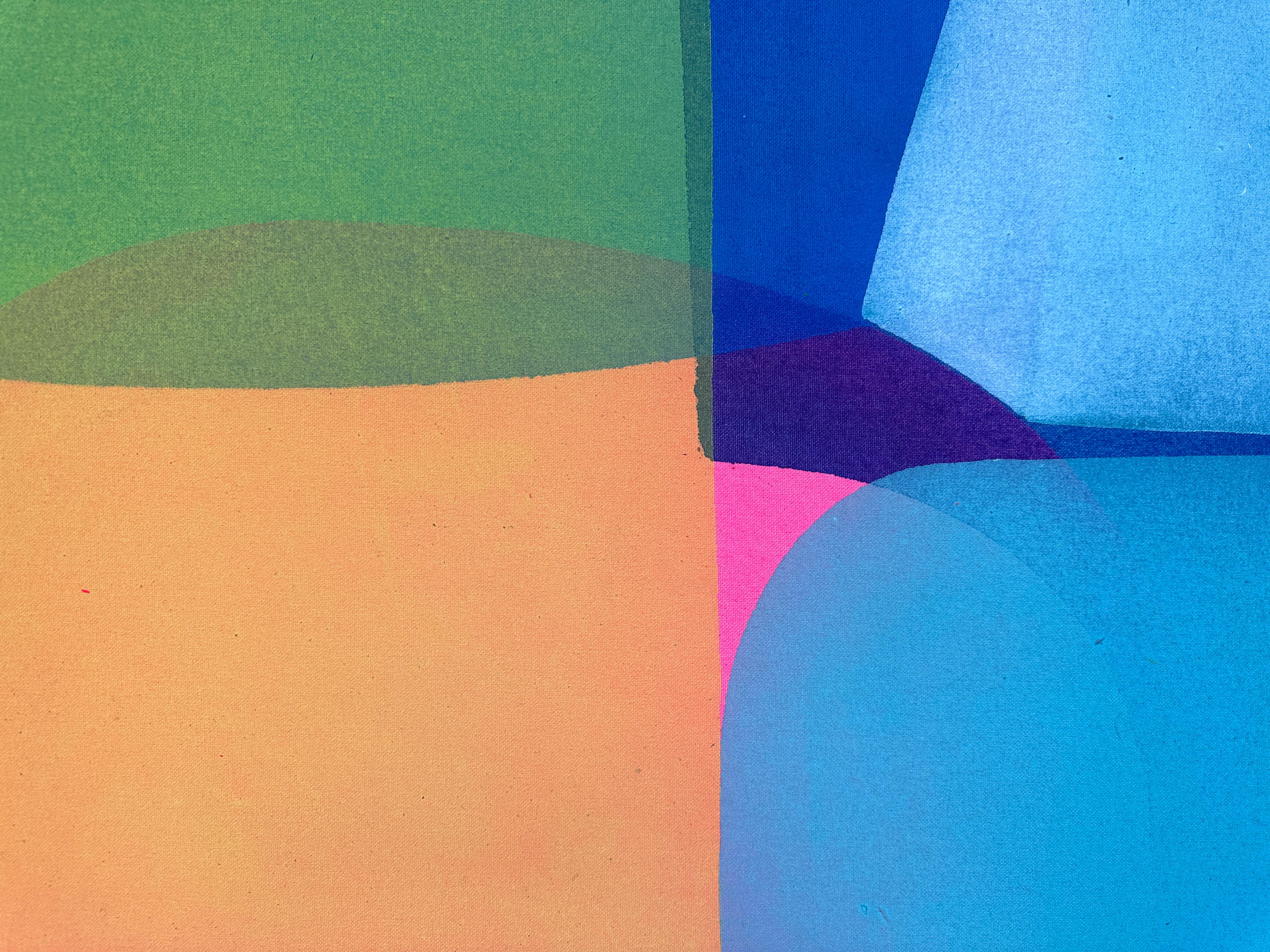 Pattern - by Christof Kindlinger Contemporary abstract colour field Painting For Sale 6