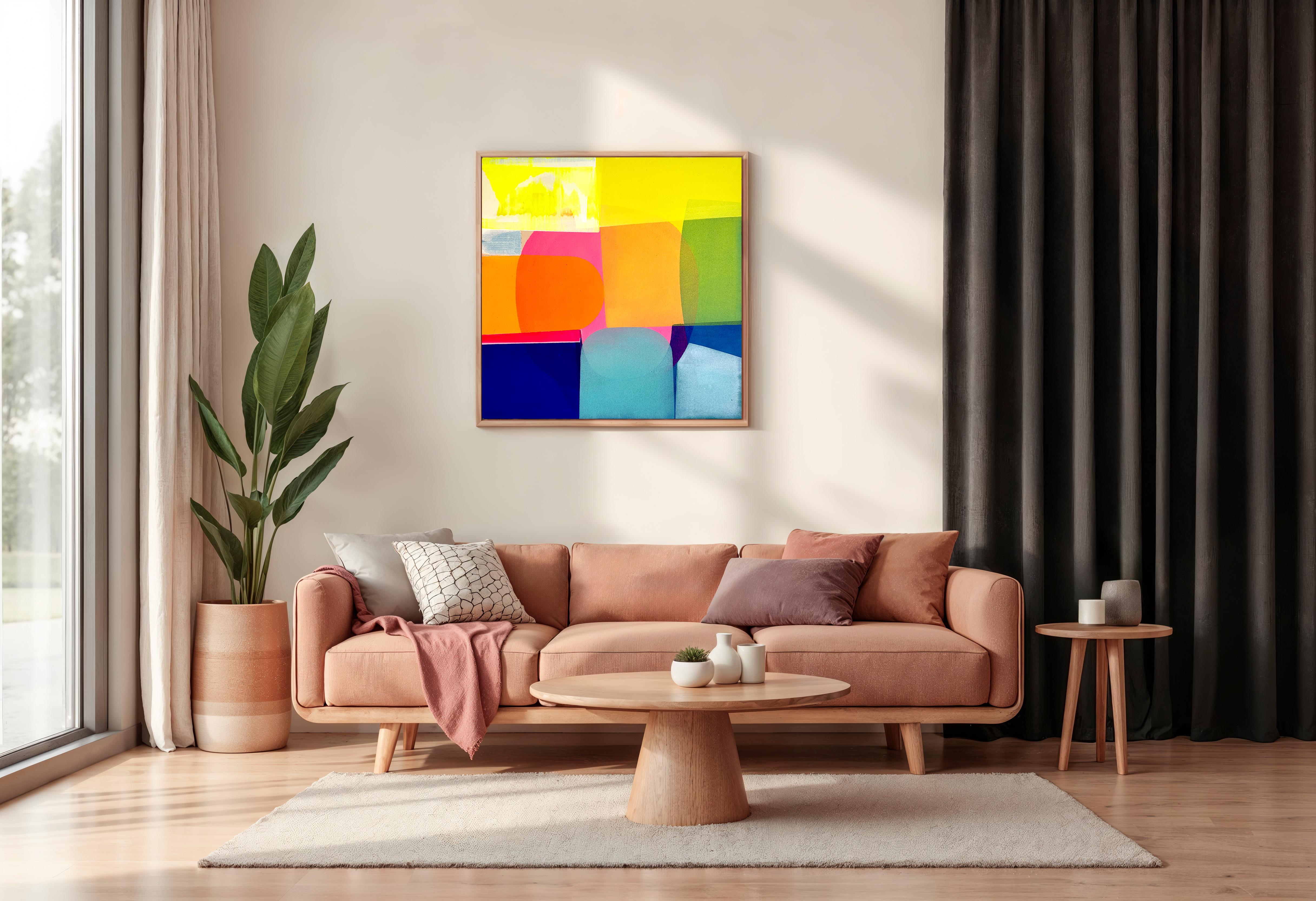 Pattern - by Christof Kindlinger Contemporary abstract colour field Painting For Sale 8