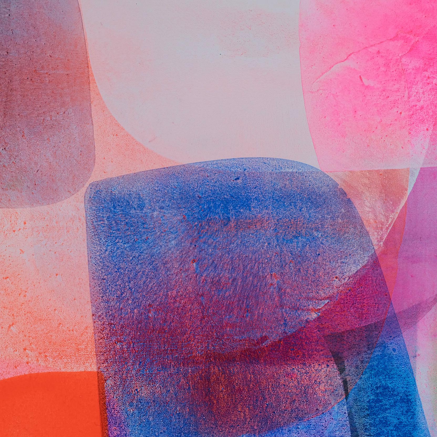 Rosa - di Christof Kindlinger Pittura astratta contemporanea in campo cromatico 3