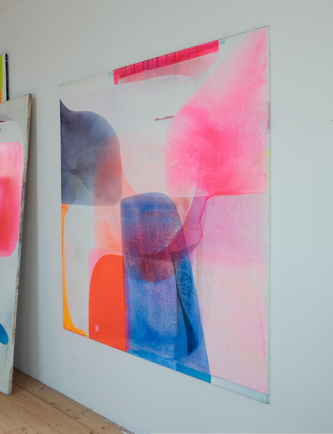 Rosa - di Christof Kindlinger Pittura astratta contemporanea in campo cromatico 4