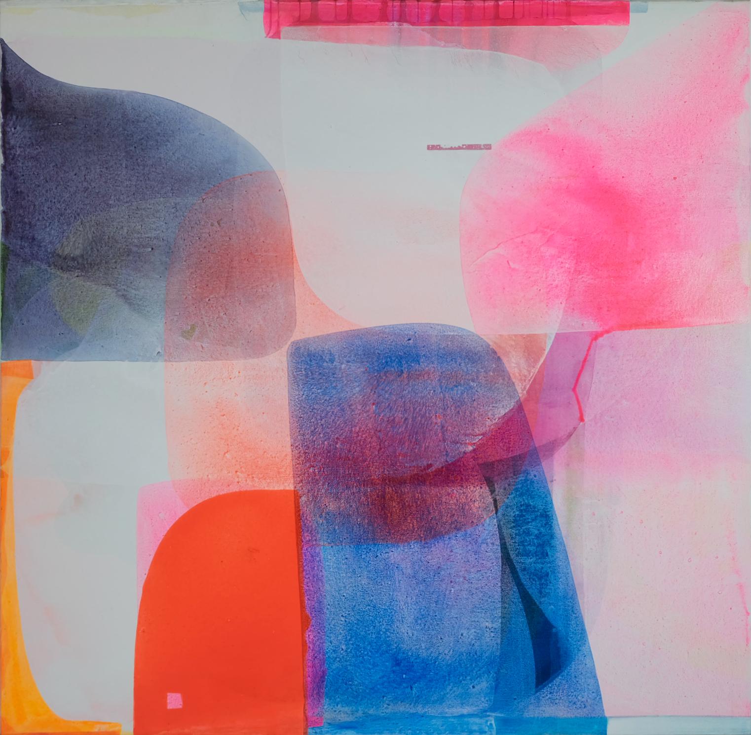 Rosa - di Christof Kindlinger Pittura astratta contemporanea in campo cromatico 6