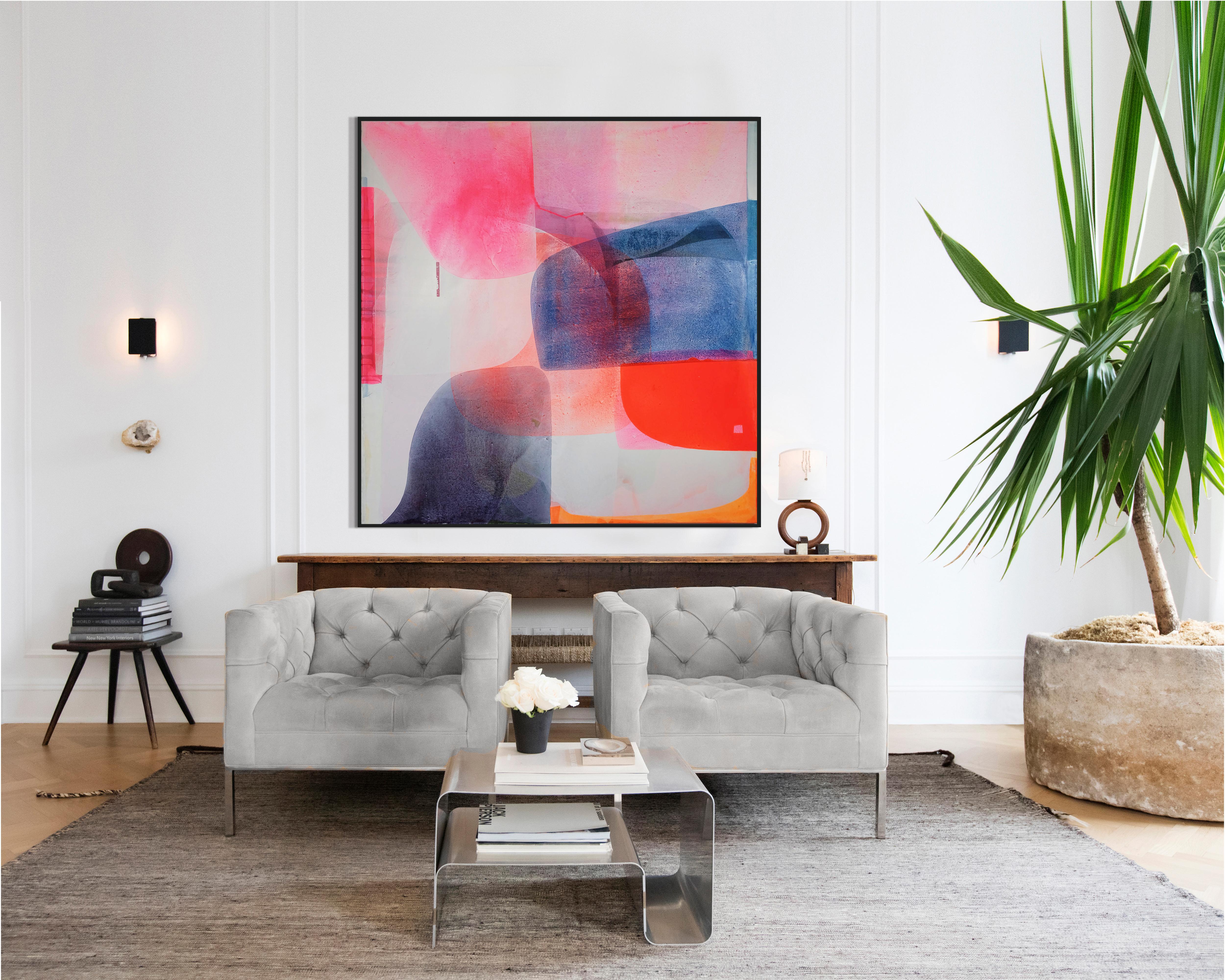 Rosa - di Christof Kindlinger Pittura astratta contemporanea in campo cromatico 7