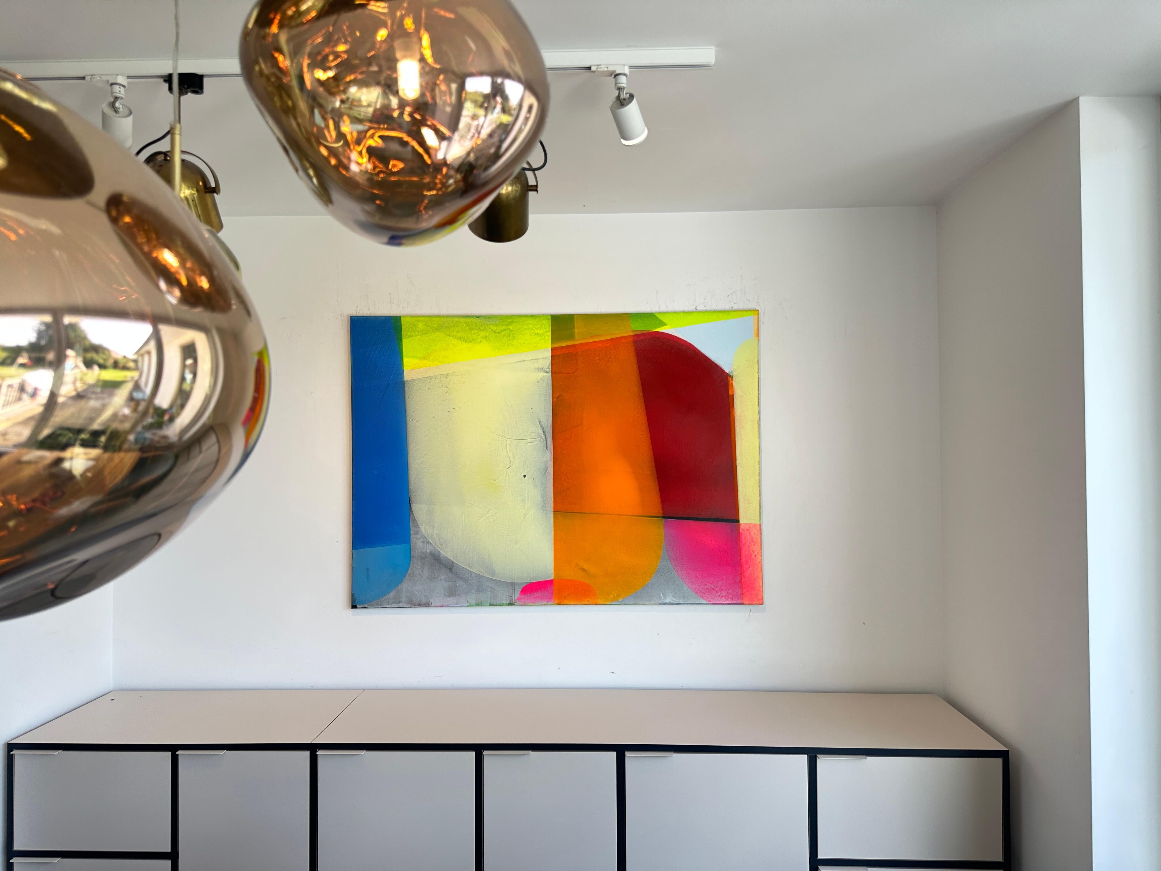 Play 2 - by Christof Kindlinger Contemporary abstract colour field Painting For Sale 9