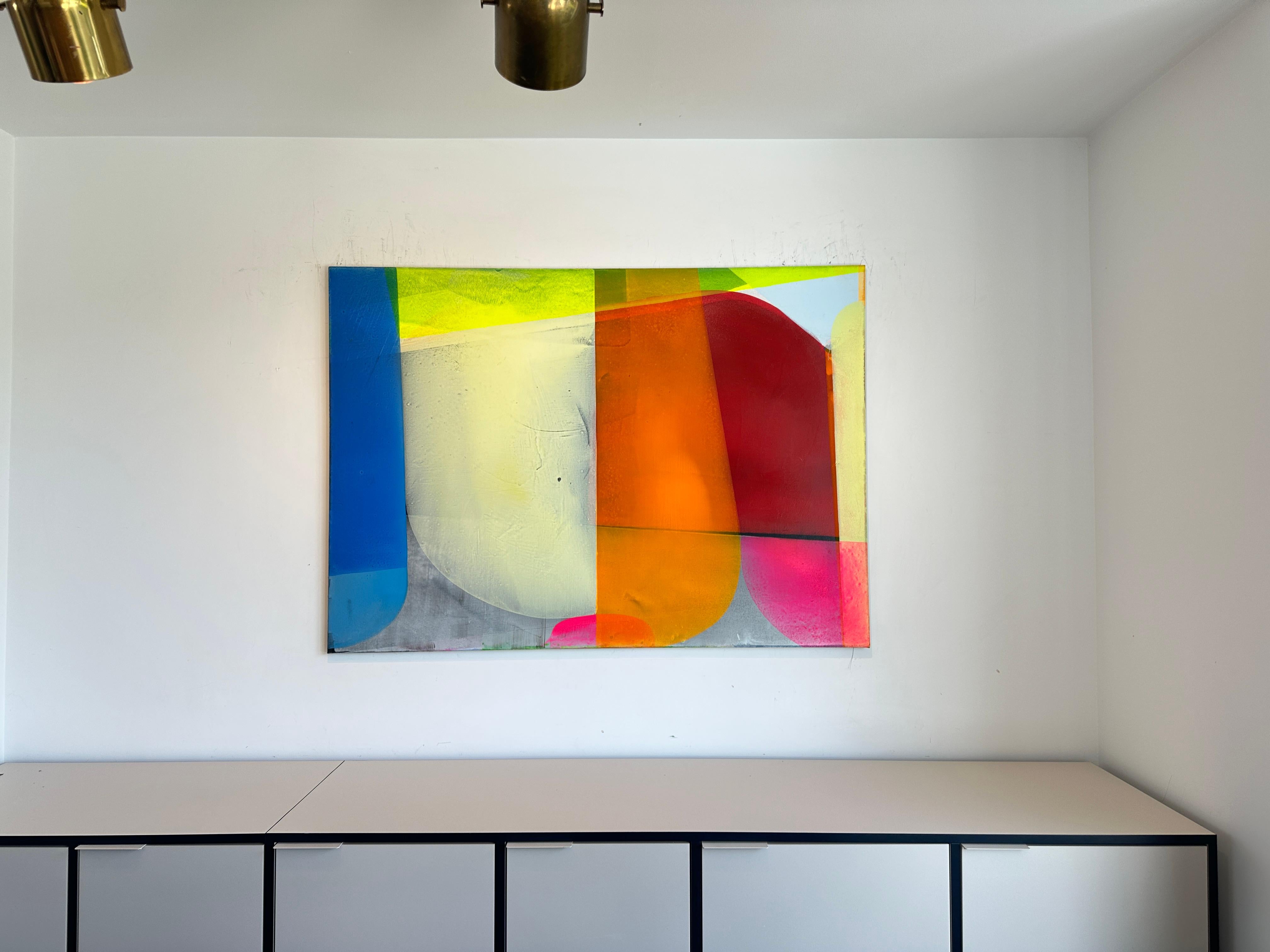 Play 2 - by Christof Kindlinger Contemporary abstract colour field Painting For Sale 11