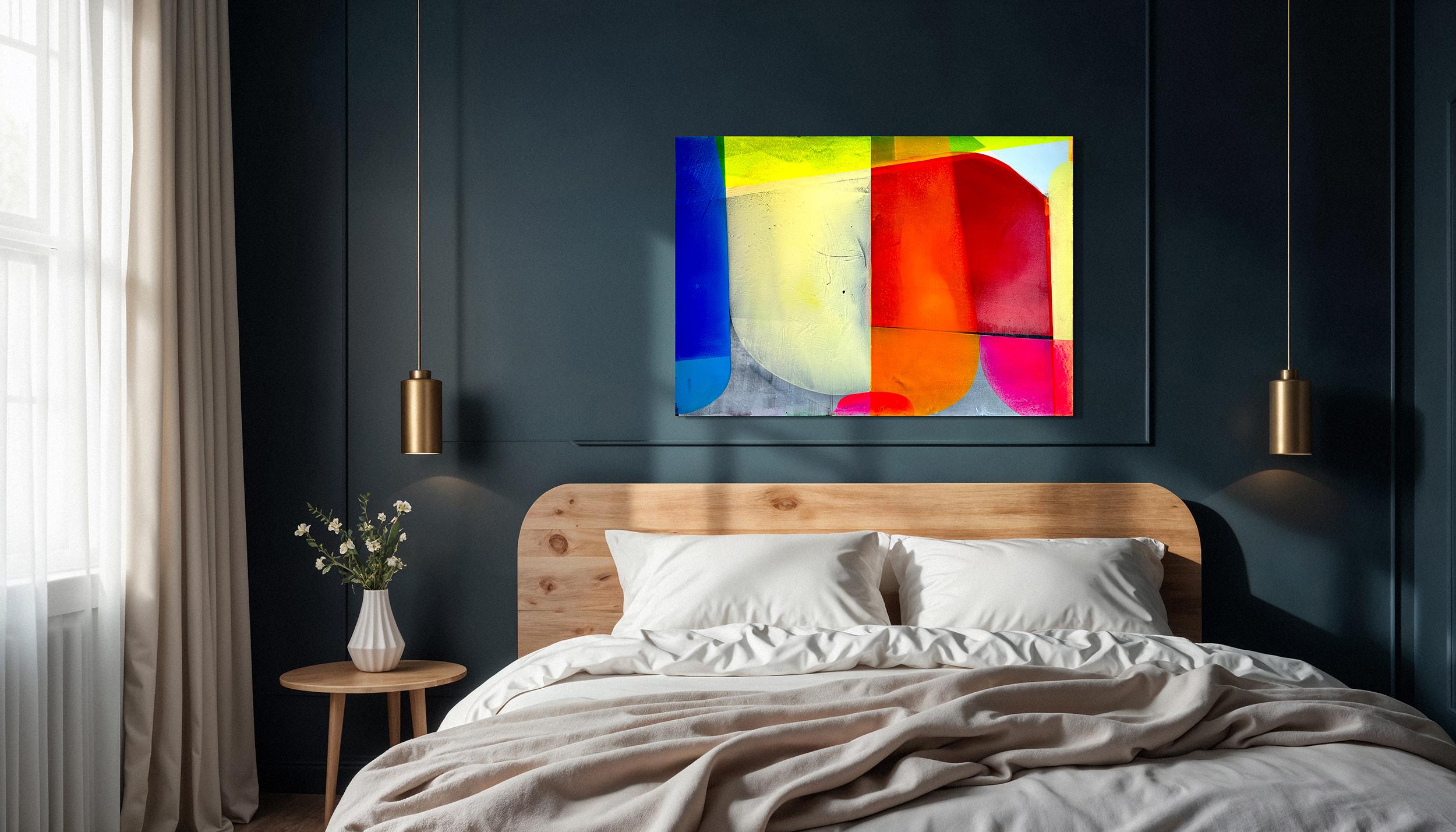 Play 2 - by Christof Kindlinger Contemporary abstract colour field Painting For Sale 8