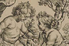 The Infant Christ and St. John Playing with the Lamb, after Peter Paul Rubens