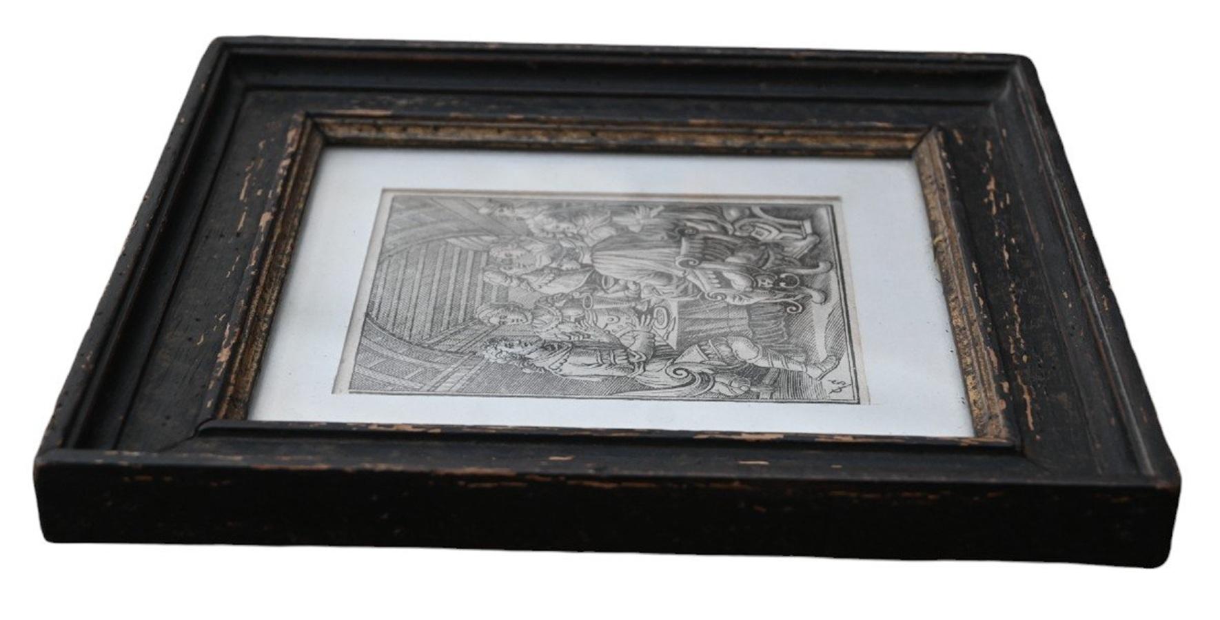 Mid-17th Century Christoffel Van Sichem Ii, Dutch (1577 - 1658), Woodcut, 1646, Framed For Sale