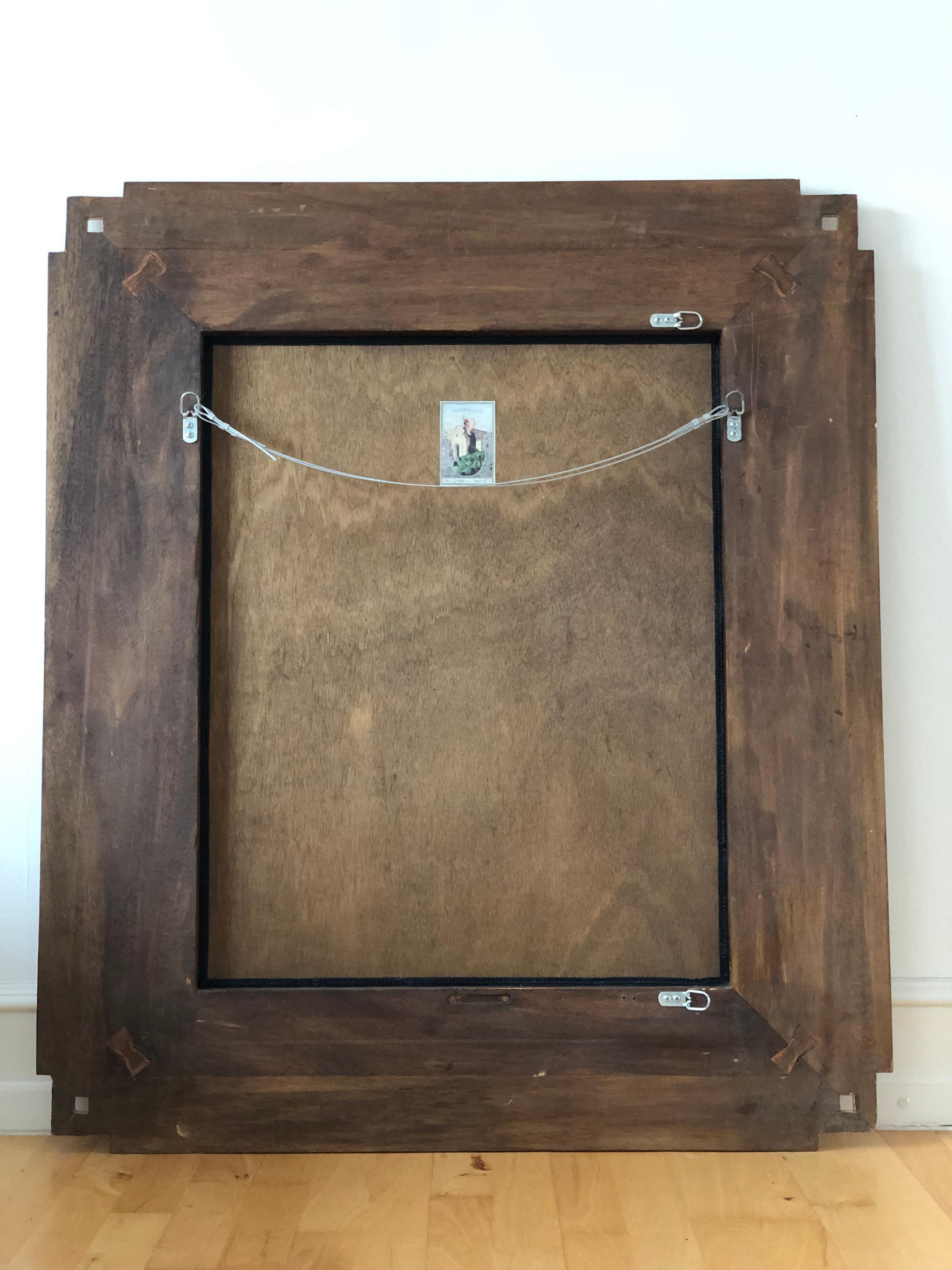 Christoffer Guy Harrison Specchio neoclassico grande con motivo a meandro in legno dorato in vendita 2