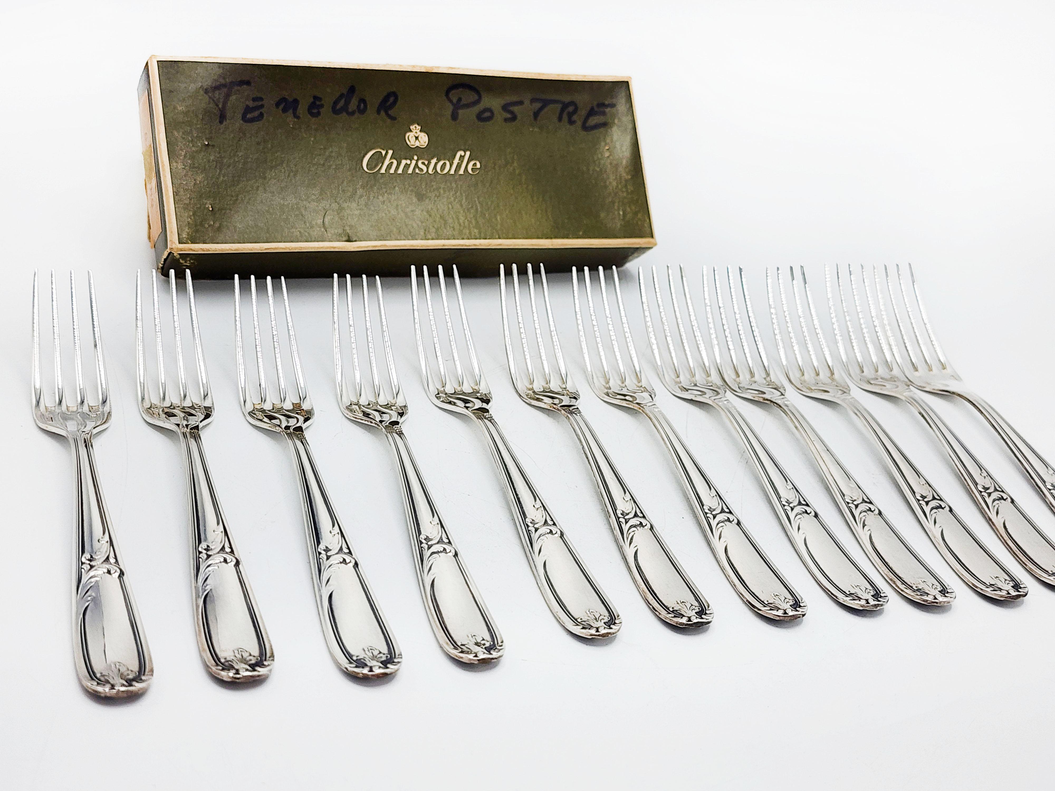 cubiertos christofle plata precio
