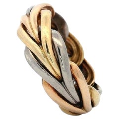 Christofle Bague en or 18kt deux tons Christofle Bague en or 18kt deux tons