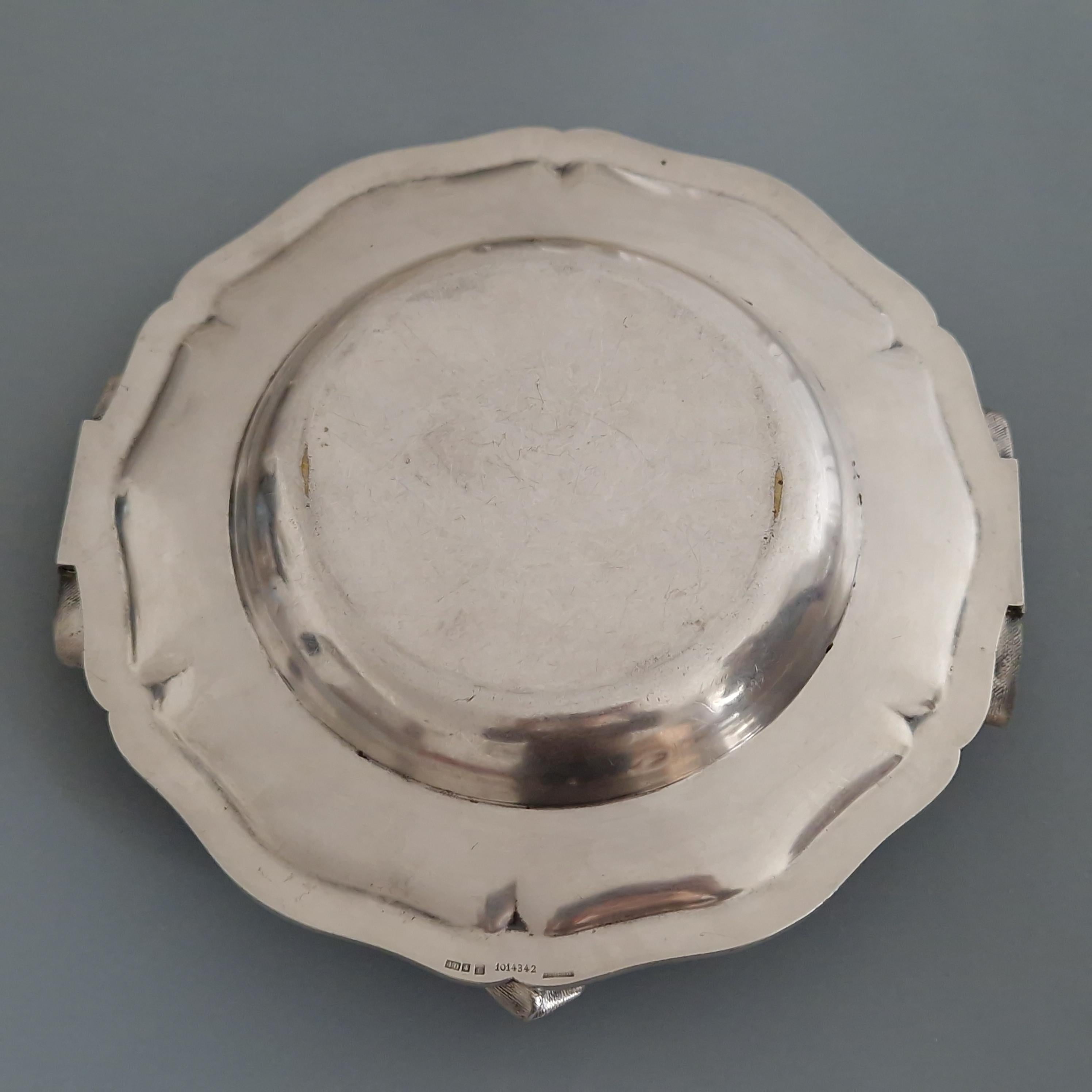 Christofle, 19th Chestnut Plate in Silver Plate 7