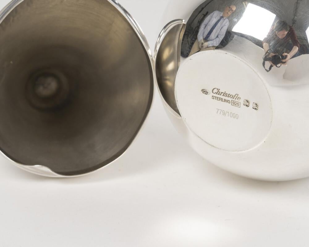 CHRISTOFLE – 21st century modernist solid silver box im Angebot 8