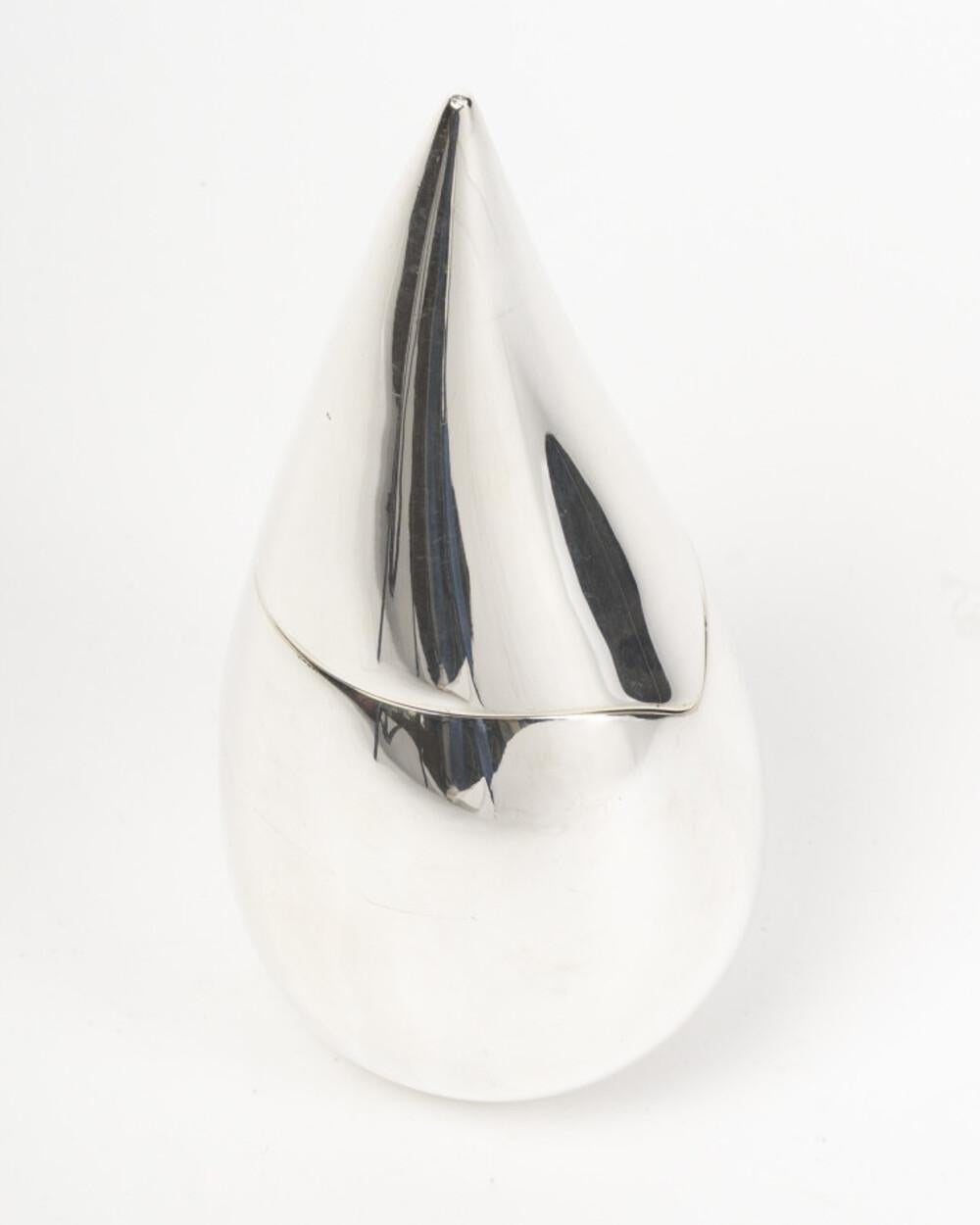 CHRISTOFLE – 21st century modernist solid silver box (Silber) im Angebot
