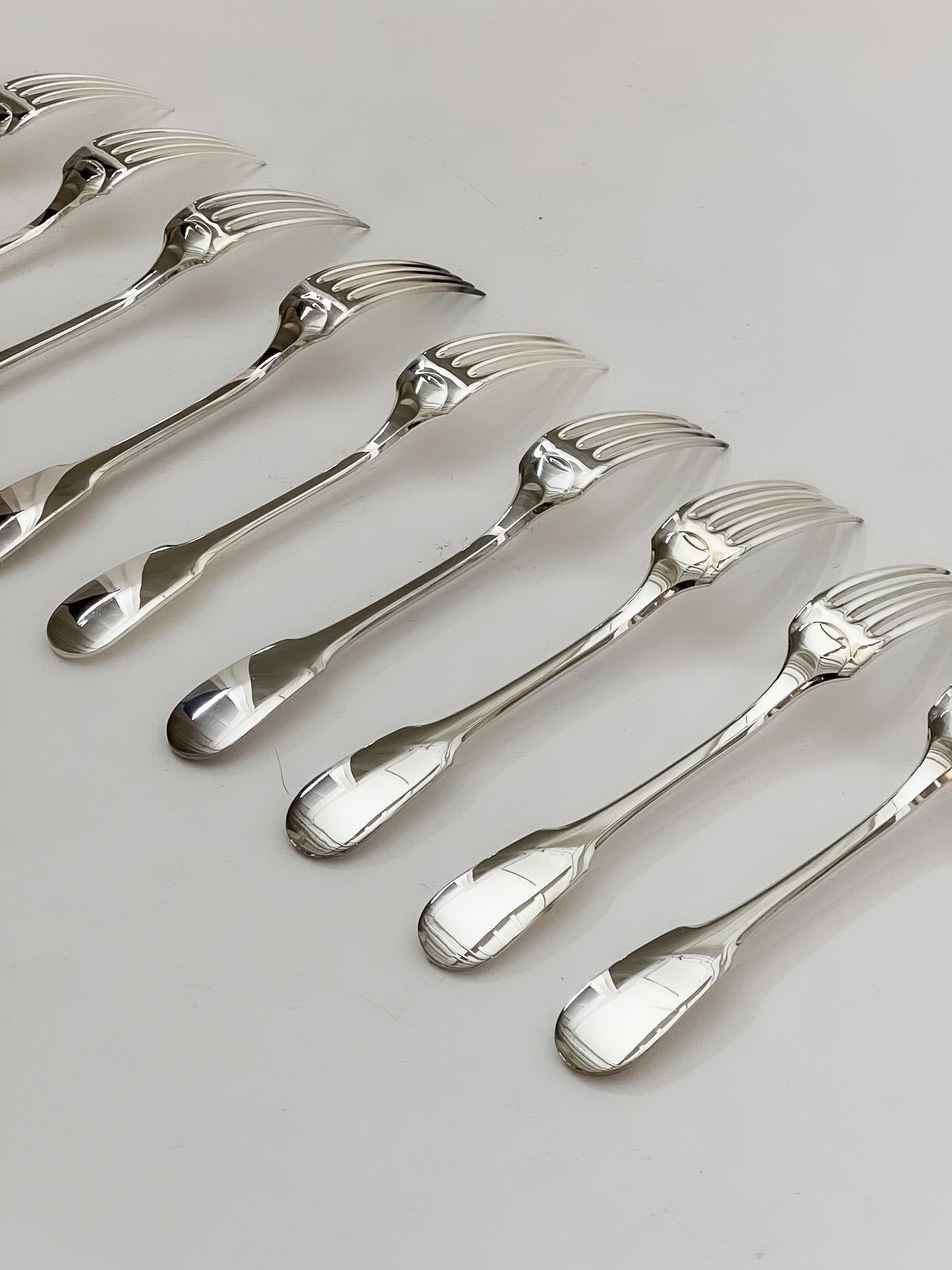 Christofle 26-piece silverware set For Sale 5