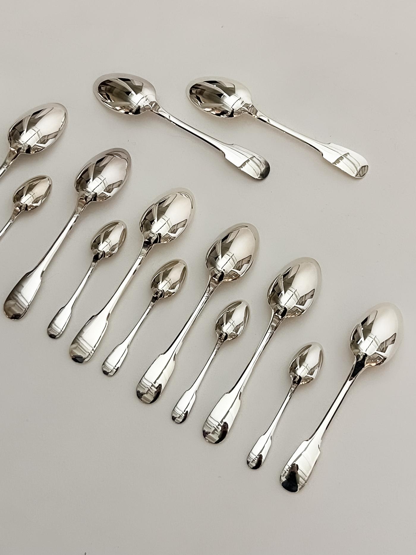 Christofle 26-piece silverware set For Sale 2