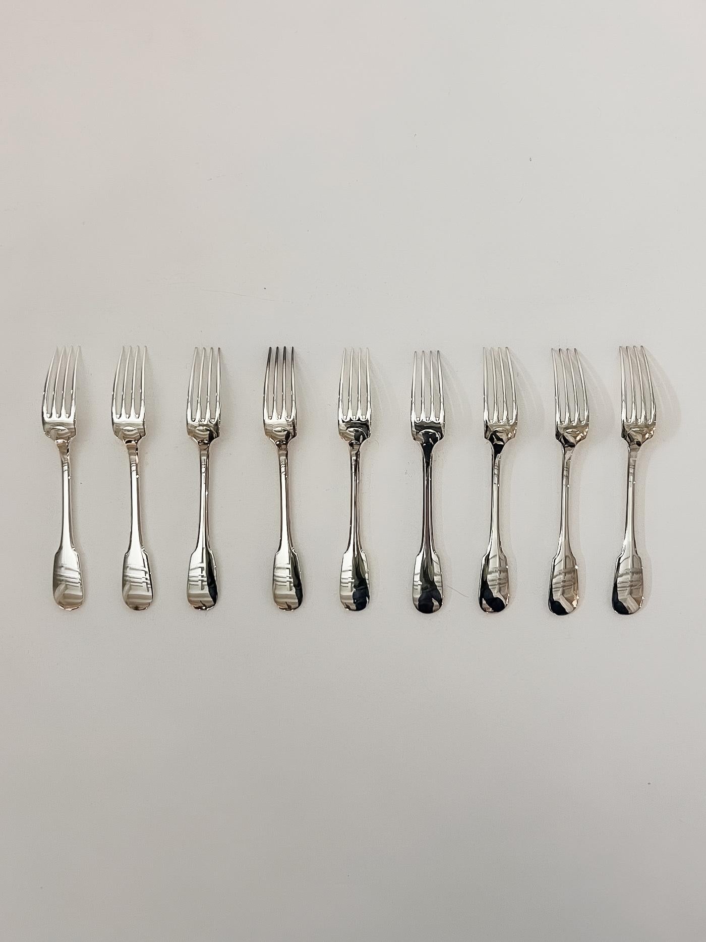 Christofle 26-piece silverware set For Sale 4