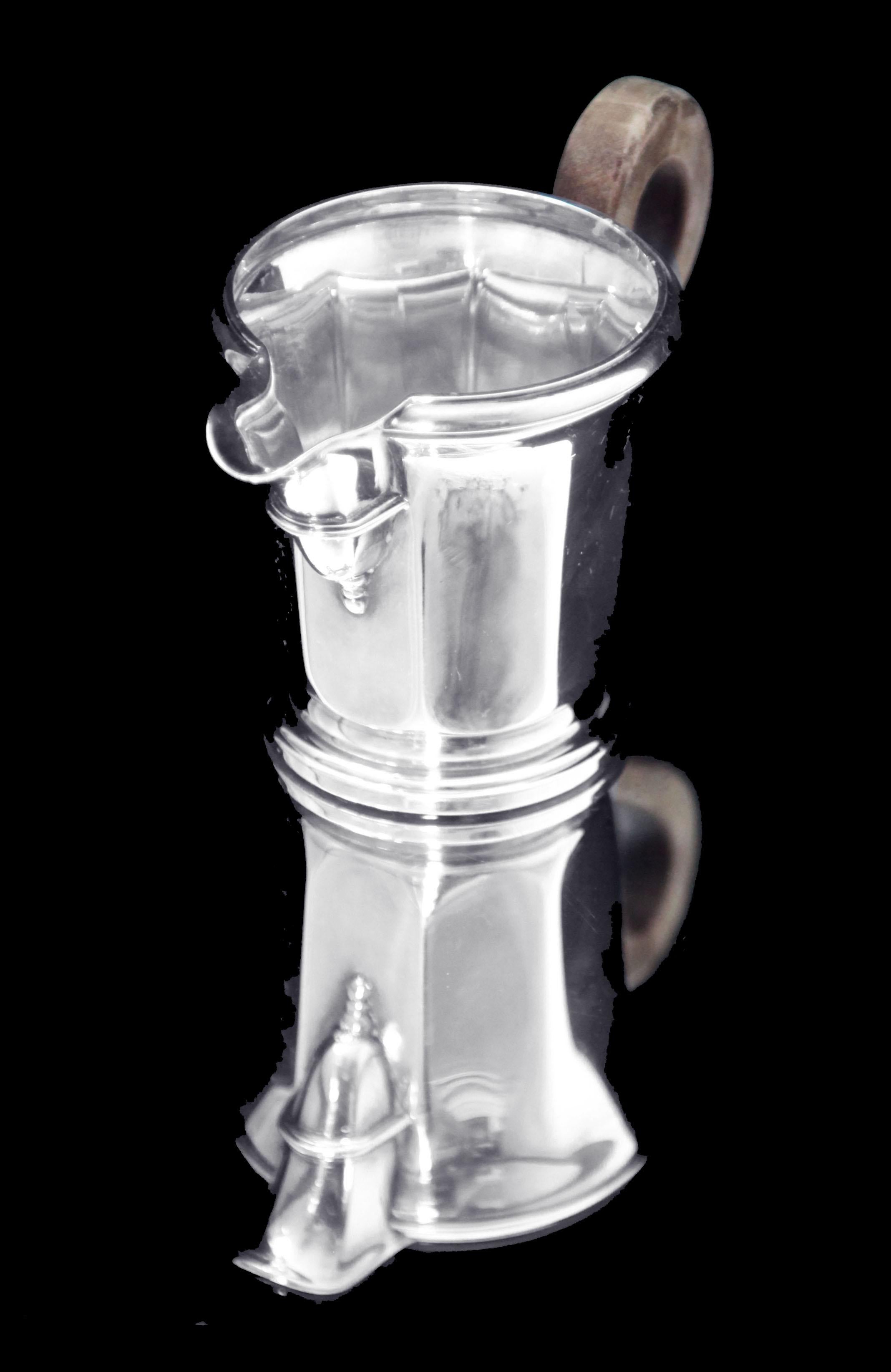 Christofle - 5 piezas ¡Juego de té original francés Art Déco de plata de ley, años 20 ! en venta 2
