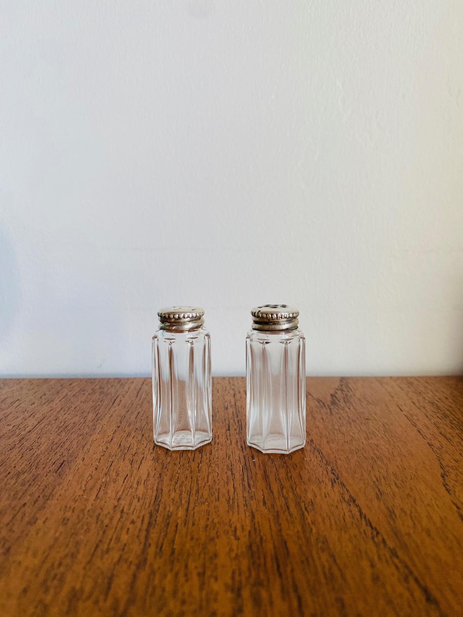 Christofle Sal y Pimienta Pequeña de Plata de Ley 925 en Caja Original en venta 2