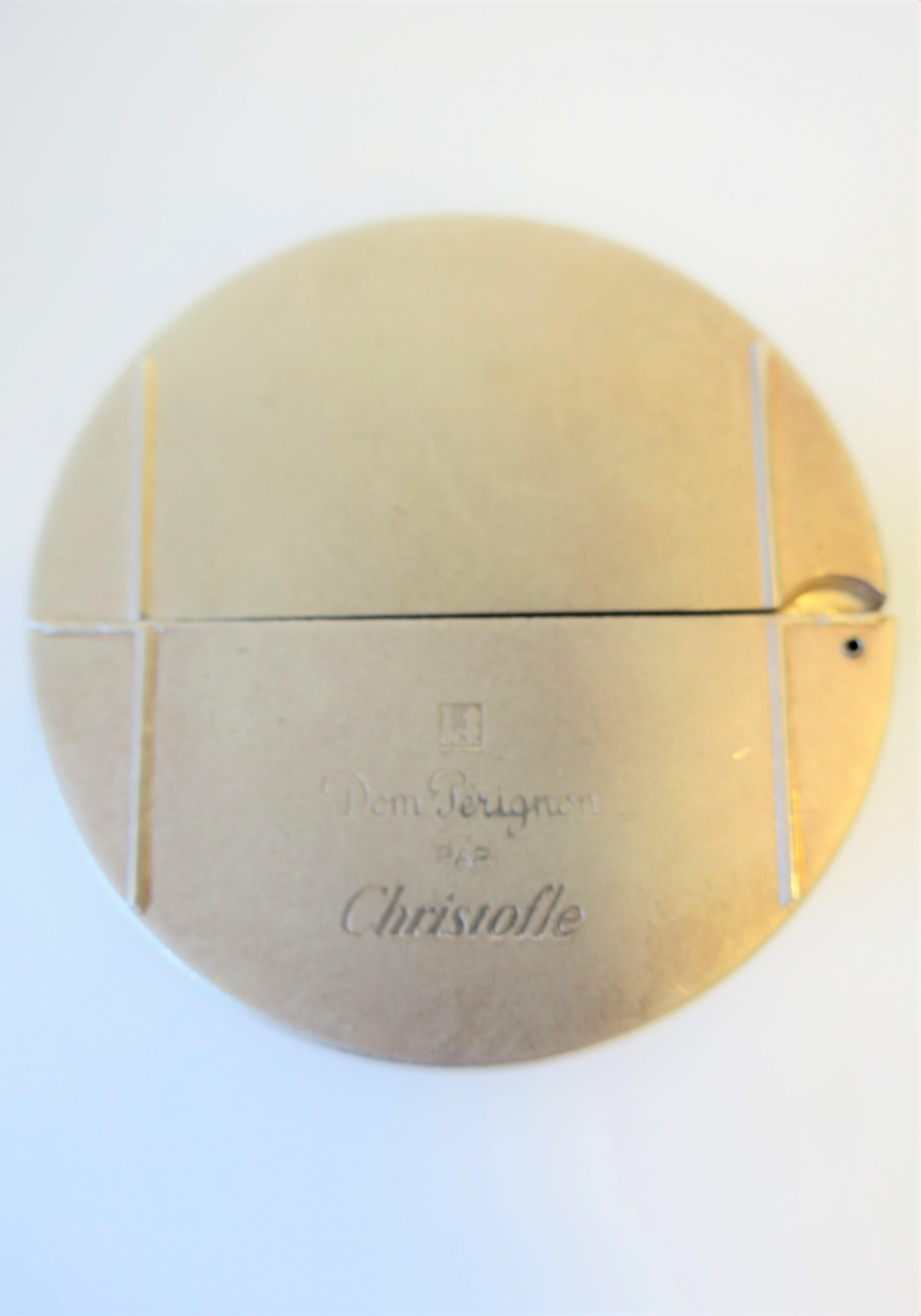 Christofle and Champagne Dom Perignon Champagne Cork Box, 1999 11