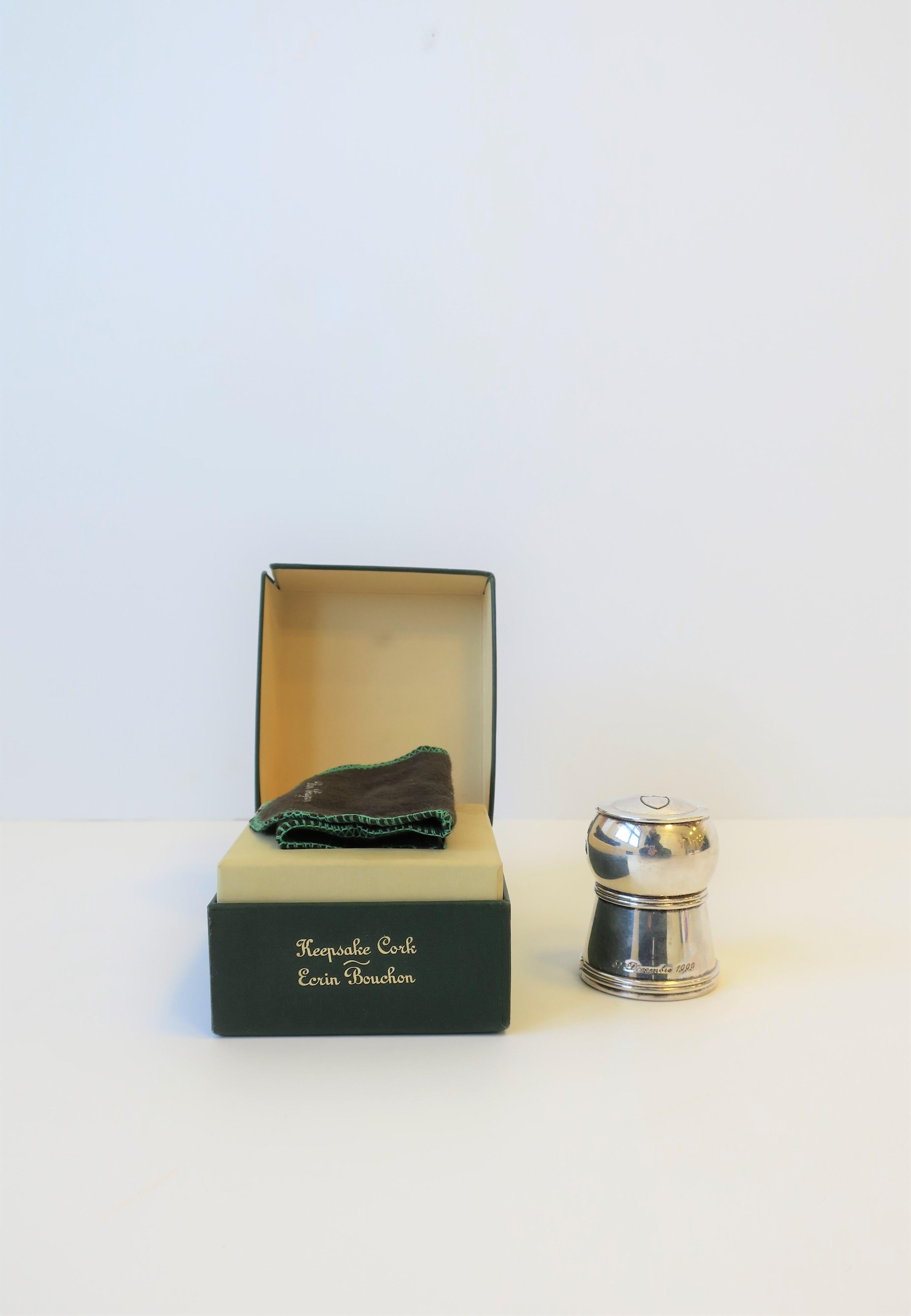 Christofle and Champagne Dom Perignon Box, circa 1999 1