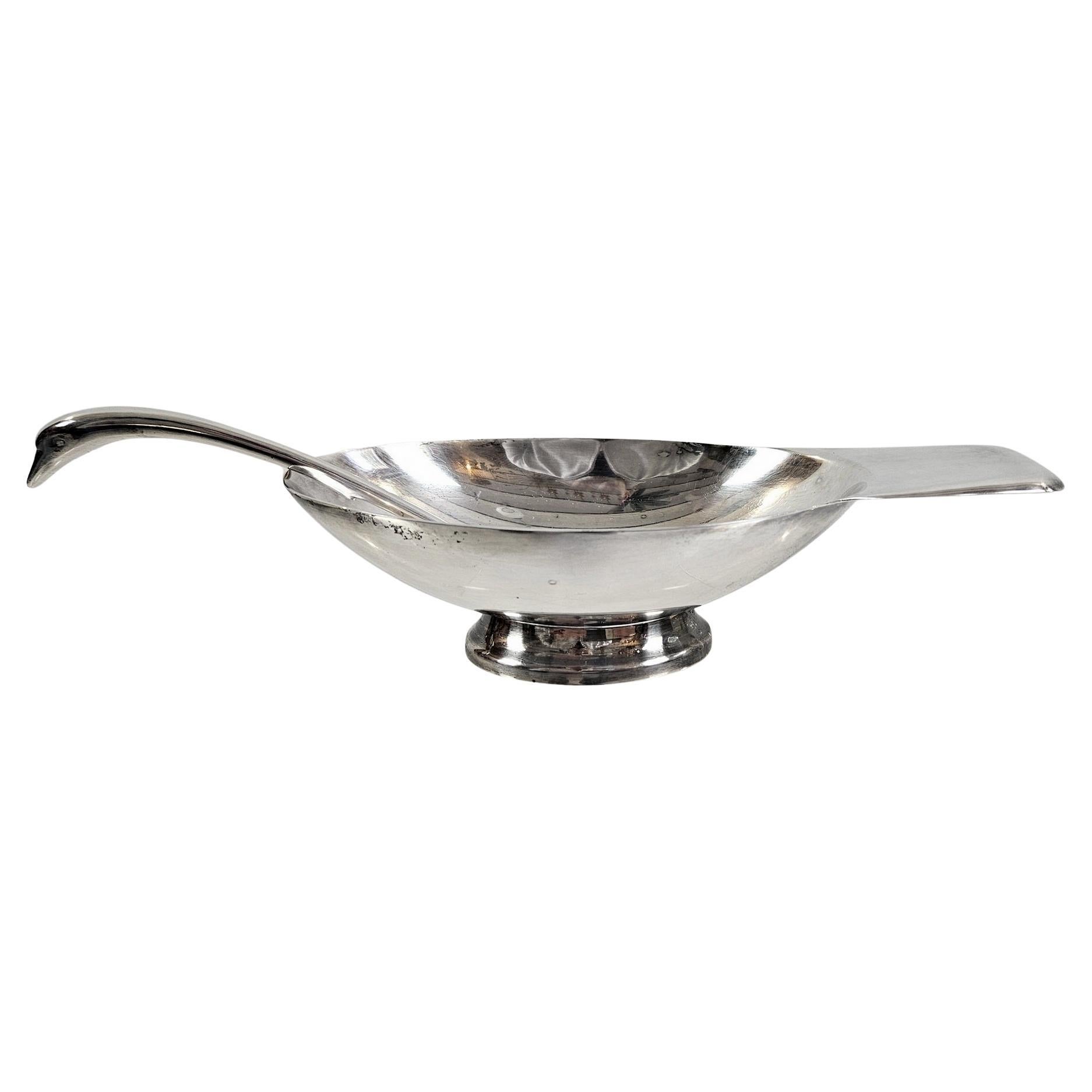 Christofle Art Deco Sauciere Schwan von Fjerdingstad im Angebot