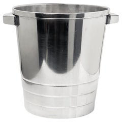 Christofle Art Deco Luc Lanel design Champagne Wine Bucket Cooler, C.1930