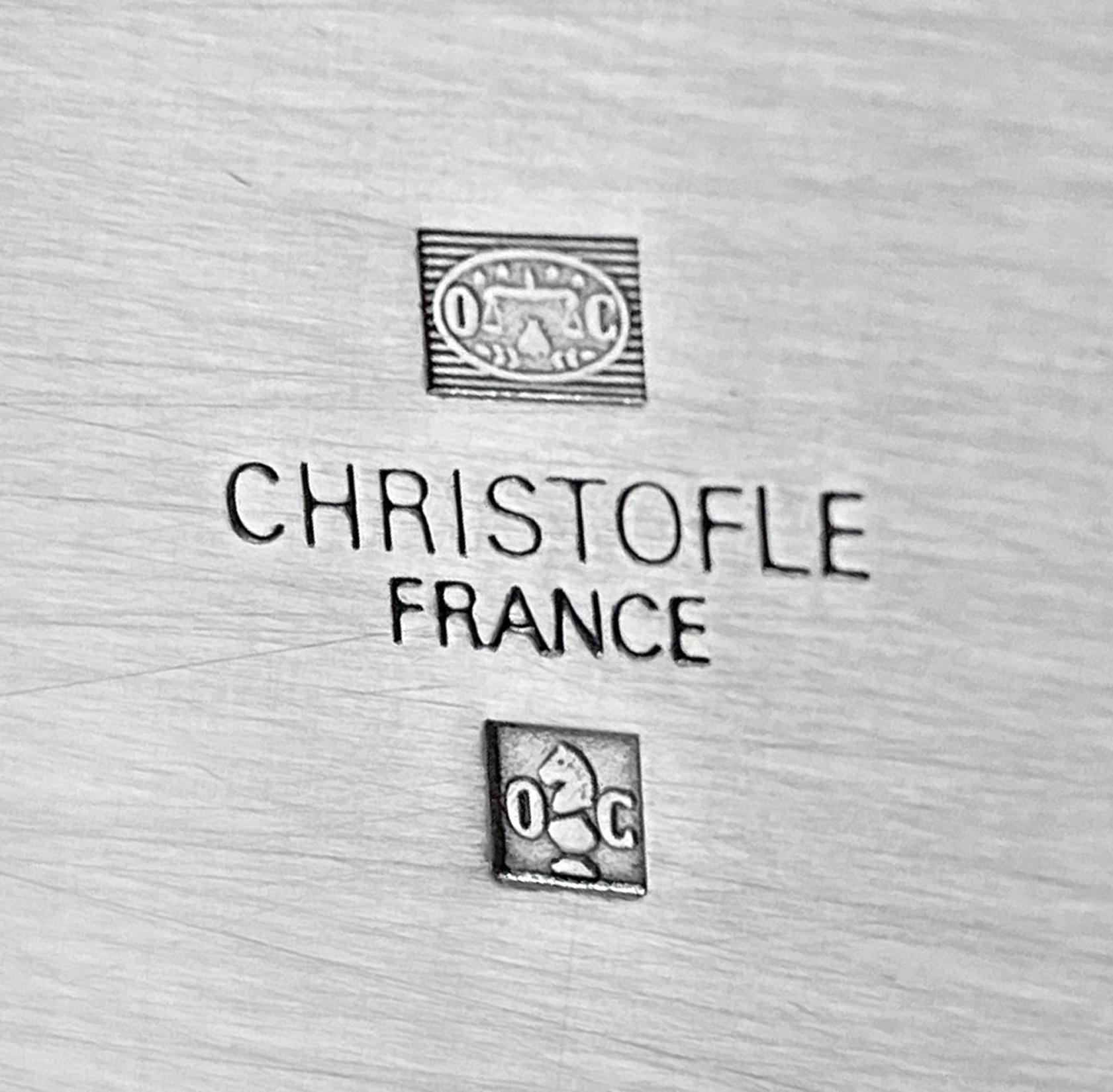 Christofle Art Deco Luc Lanel Design Champagner-/Weinkübelkühler  (Französisch)