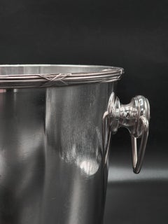 Christofle Art Deco Silver Plated Metal Champagne Bucket