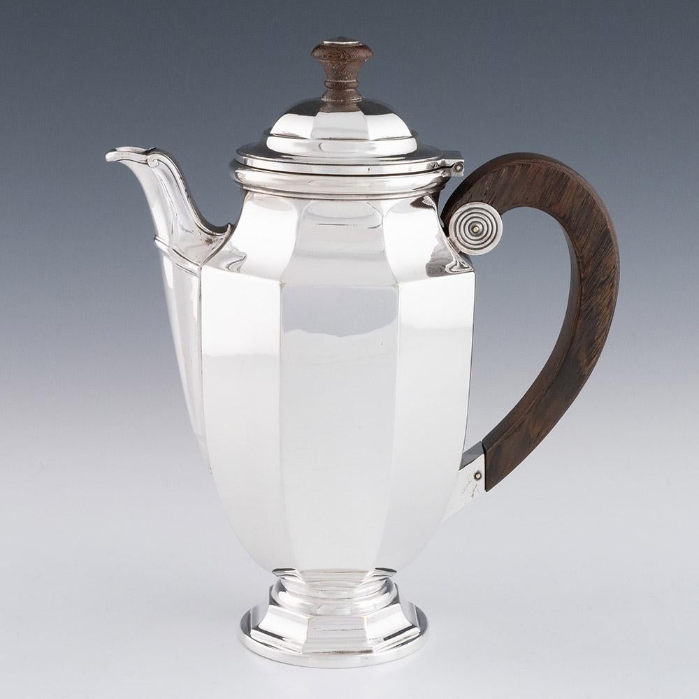 Christofle Art Deco Silver Plated Tea Set Post-1935 2