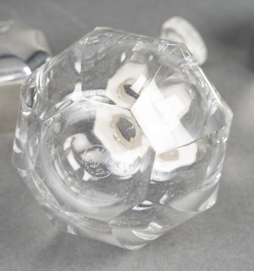CHRISTOFLE/BACCARAT - Satz von 5 ART DECO Flaschen um 1930 im Angebot 4
