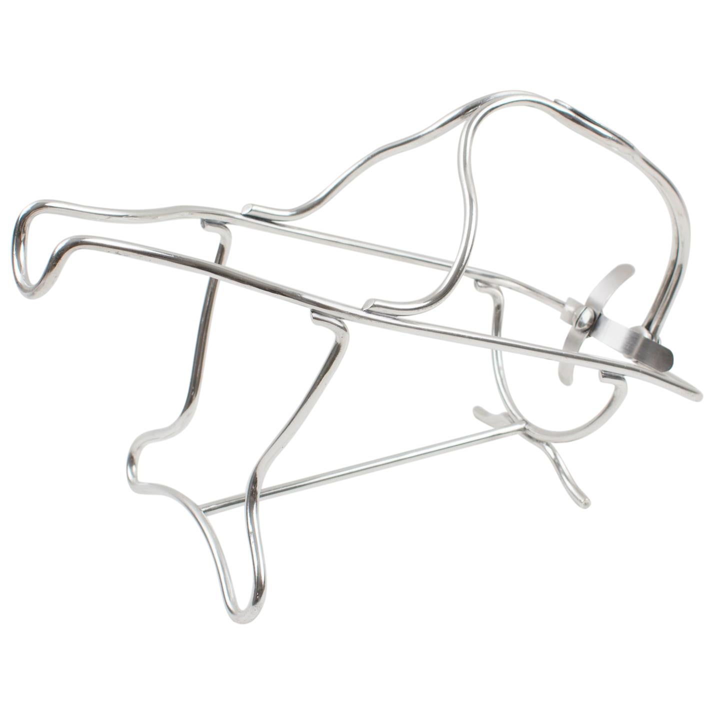 Midcentury Silverplate Wine Bottle Holder by Eisenberg Lozano For Sale