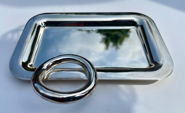 Christofle Plateau Rond Vertigo En Plaqué Argent | Argent | MA