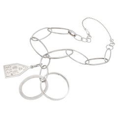 Christofle by Taher Chemirik - Collana con tag a catena in argento 925