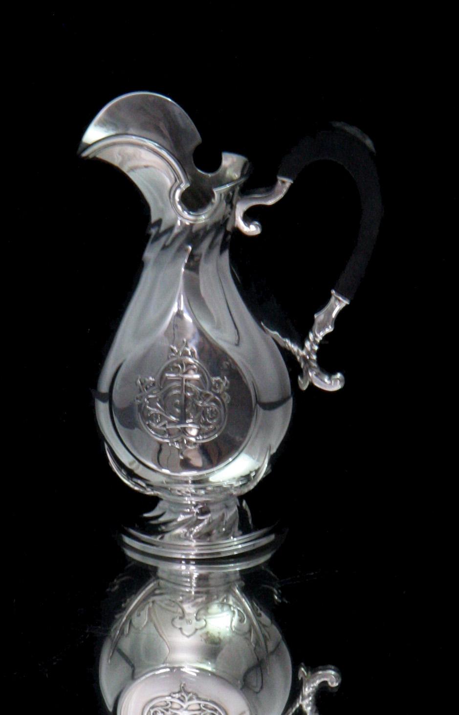 Christofle (Cardeilhac) - 10pc.  950 Sterling Silver Tea Set - Renaissance Model For Sale 7