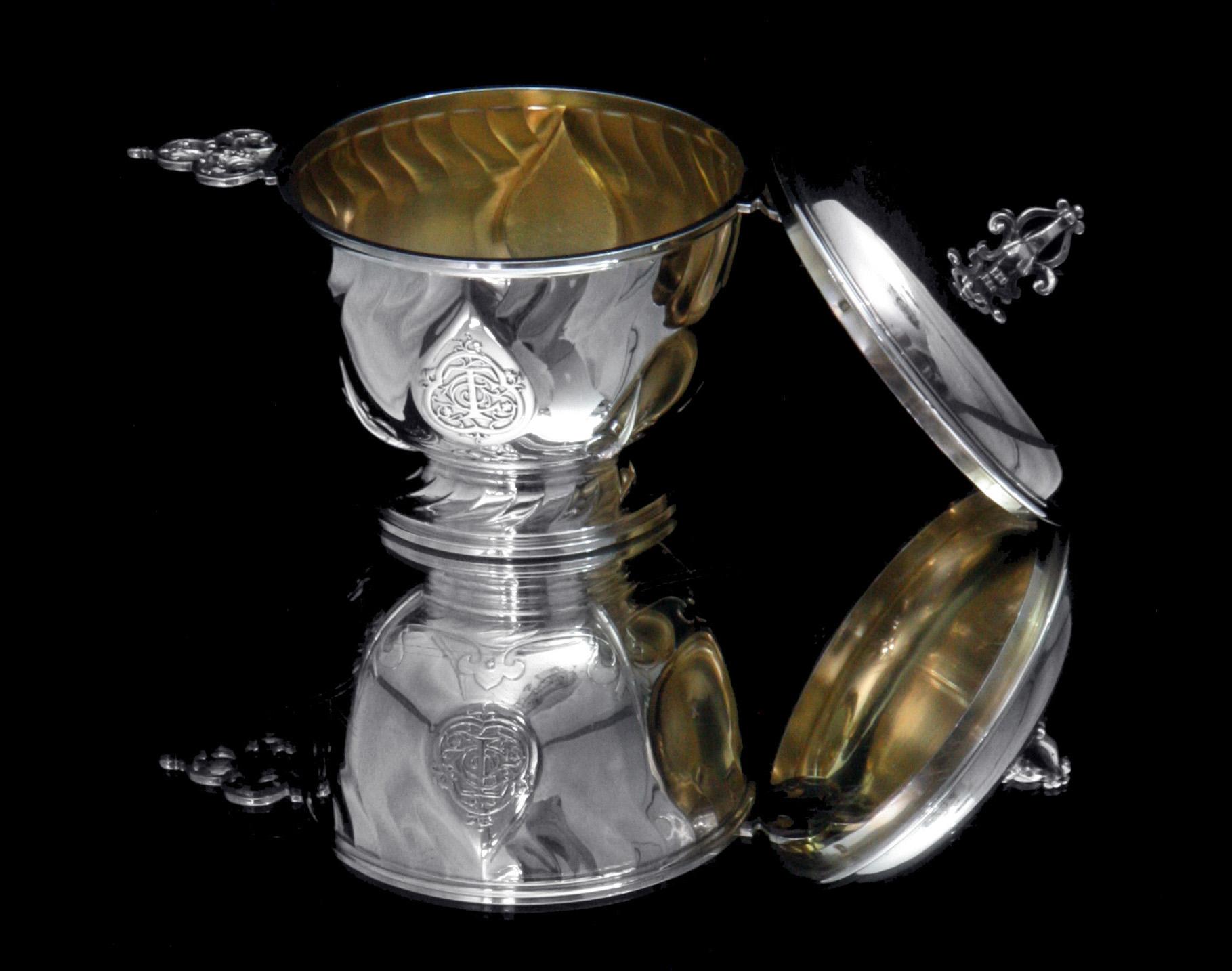 Christofle (Cardeilhac) - 10pc.  950 Sterling Silver Tea Set - Renaissance Model For Sale 1
