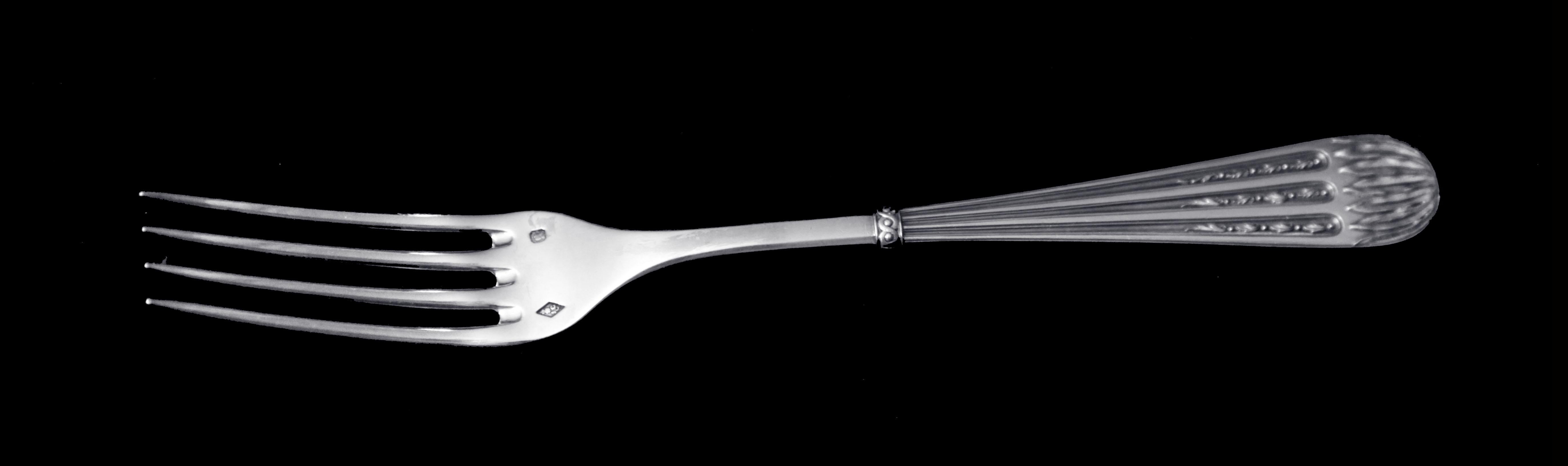 Christofle (Cardeilhac) - 121 pezzi. Antique French Sterling Silver Flatware Set! in vendita 2