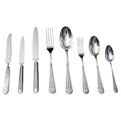 Christofle (Cardeilhac) - 121pc. Antique French Sterling Silver Flatware Set