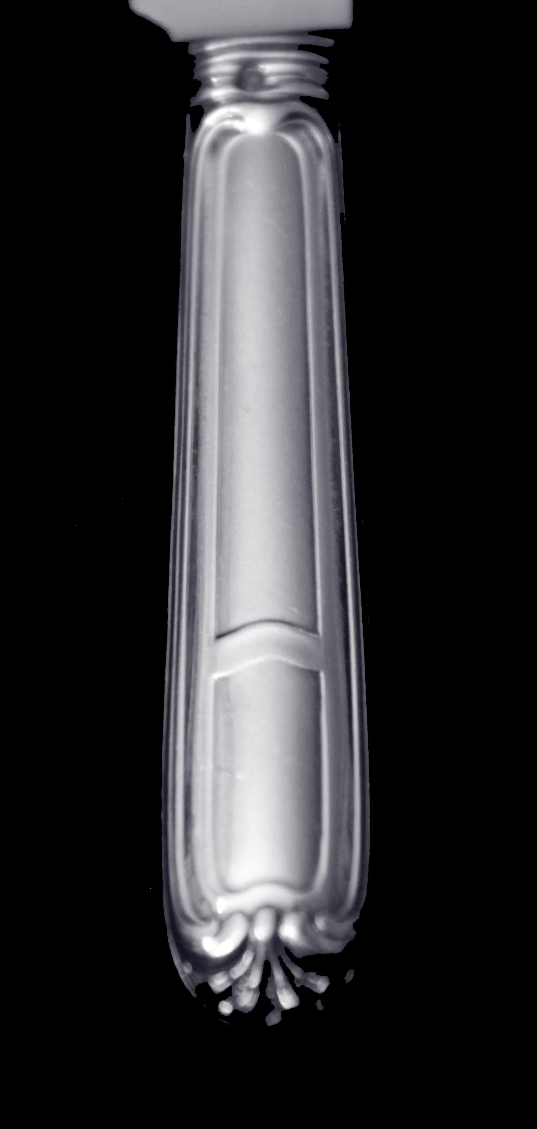 ¡Christofle (Cardeilhac) Juego de 88 cubiertos de plata de ley, Germain Port Royal ! en venta 4