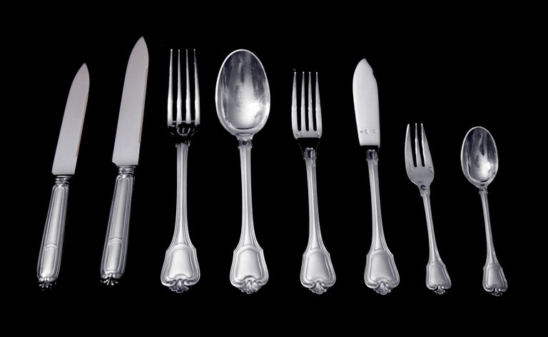 Christofle Et Cardeilhac - 4 Cuillères De Table Modèle Brien
