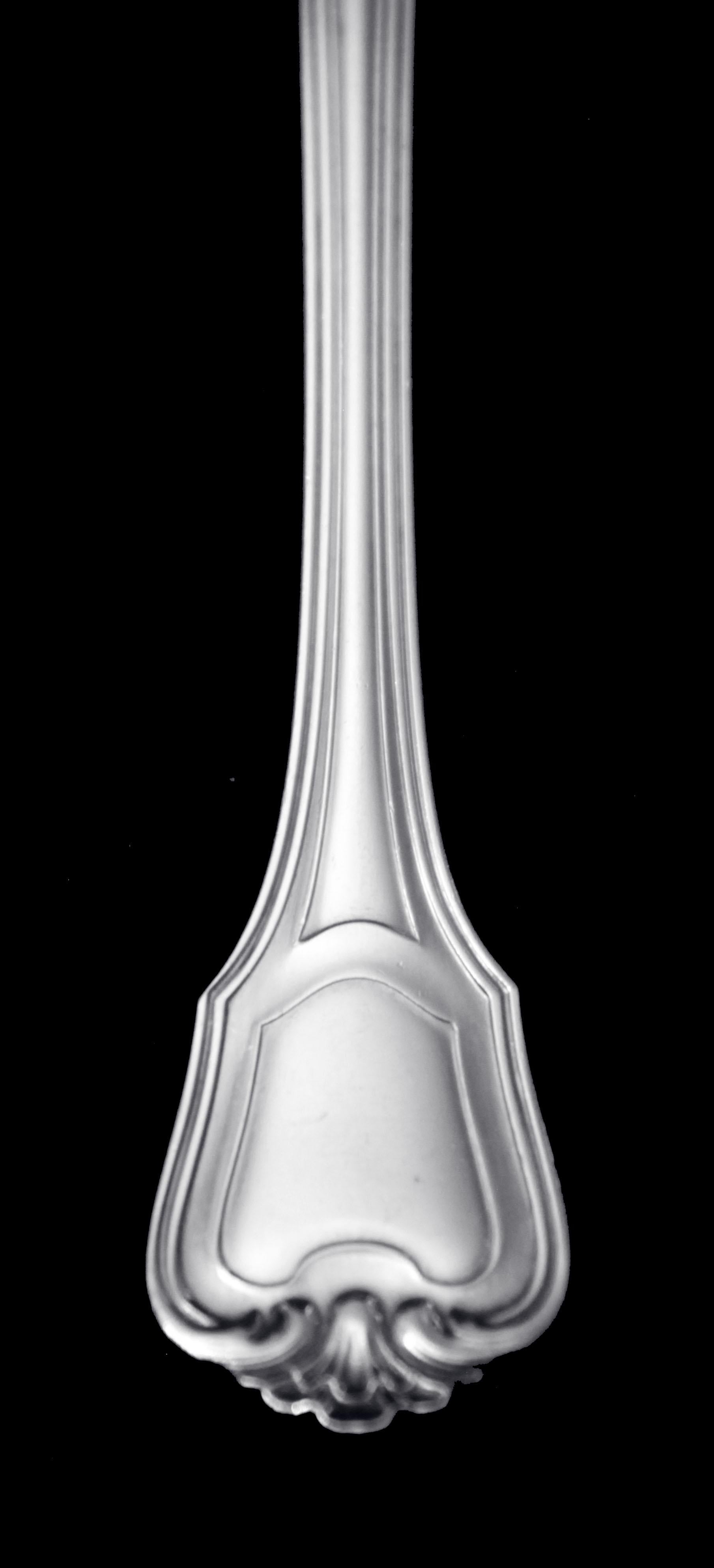 ¡Christofle (Cardeilhac) Juego de 88 cubiertos de plata de ley, Germain Port Royal ! en venta 2