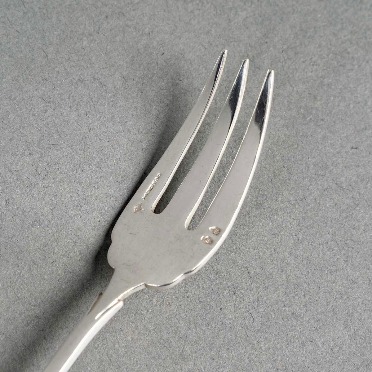 Cubertería Christofle & Cardeilhac Cubiertos Renacimiento Plata de Ley 143 Piezas 7