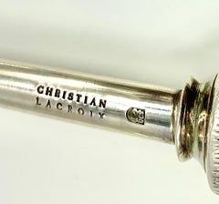 Christofle Christian Lacroix, set di dodici pezzi da portata ornati in argento placcato