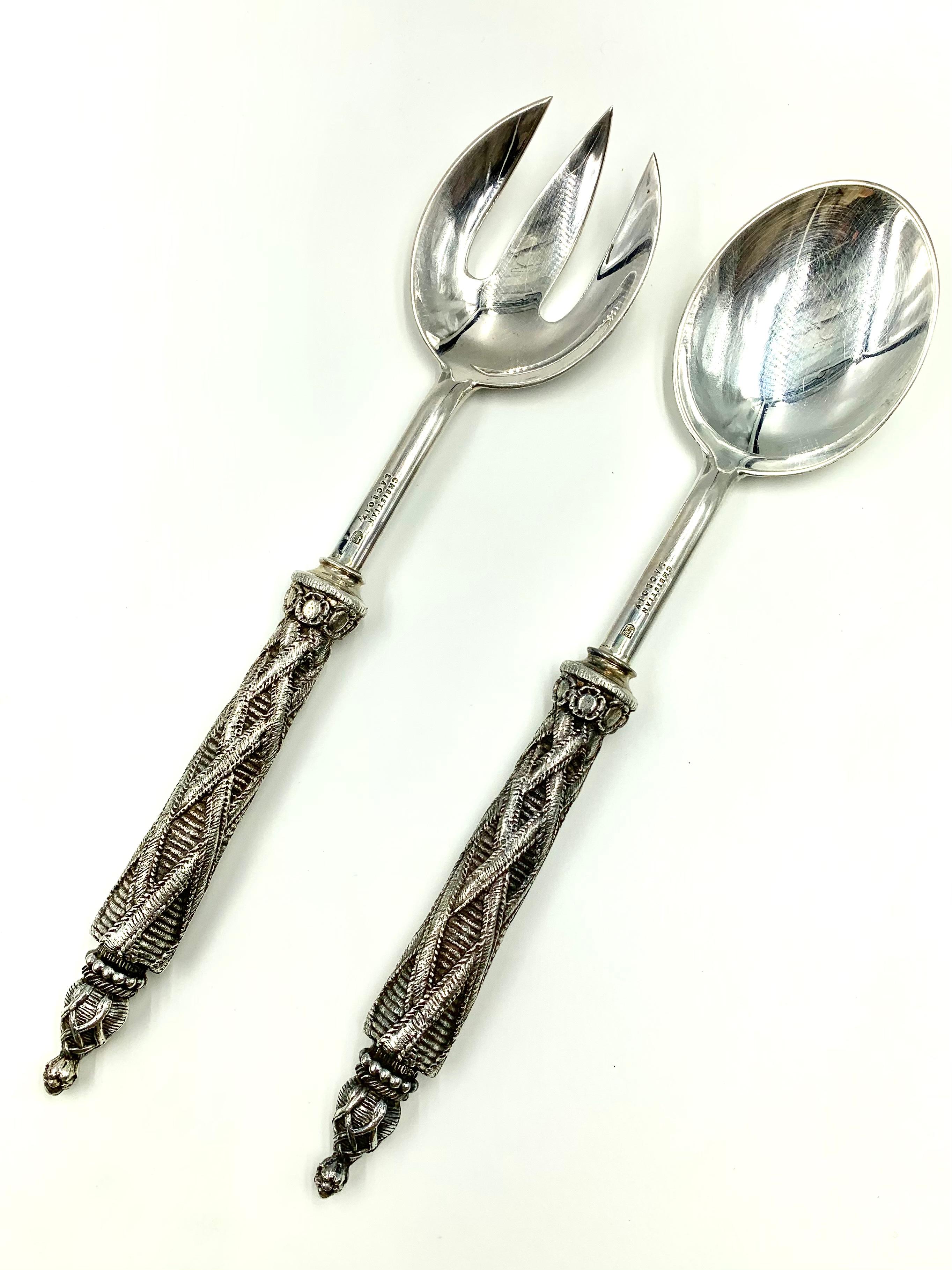 Christofle Christian Lacroix Ornate Silver Plated Serving Pieces, Set of Twelve In Good Condition In New York, NY