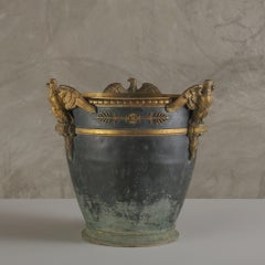 Christofle & Cie Parcel Gilt Patinated Jardiniere, Paris, 19th C