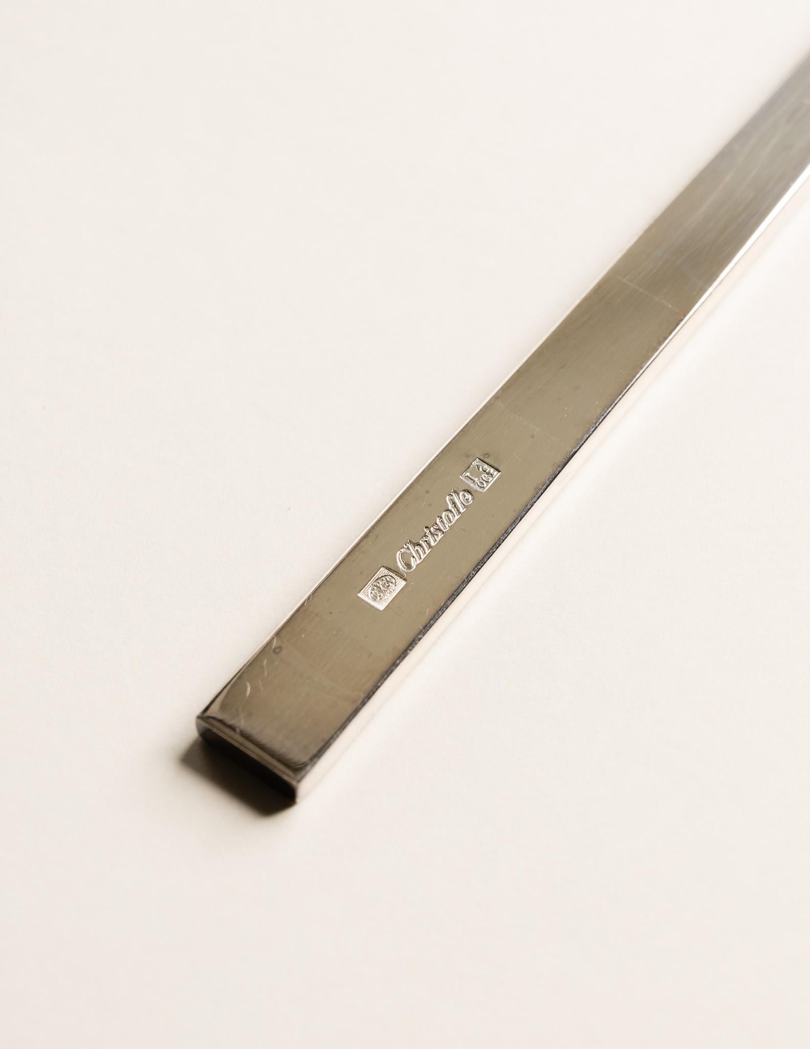 Christofle Cocktail-Löffel, 1980er Jahre (Europäisch) im Angebot