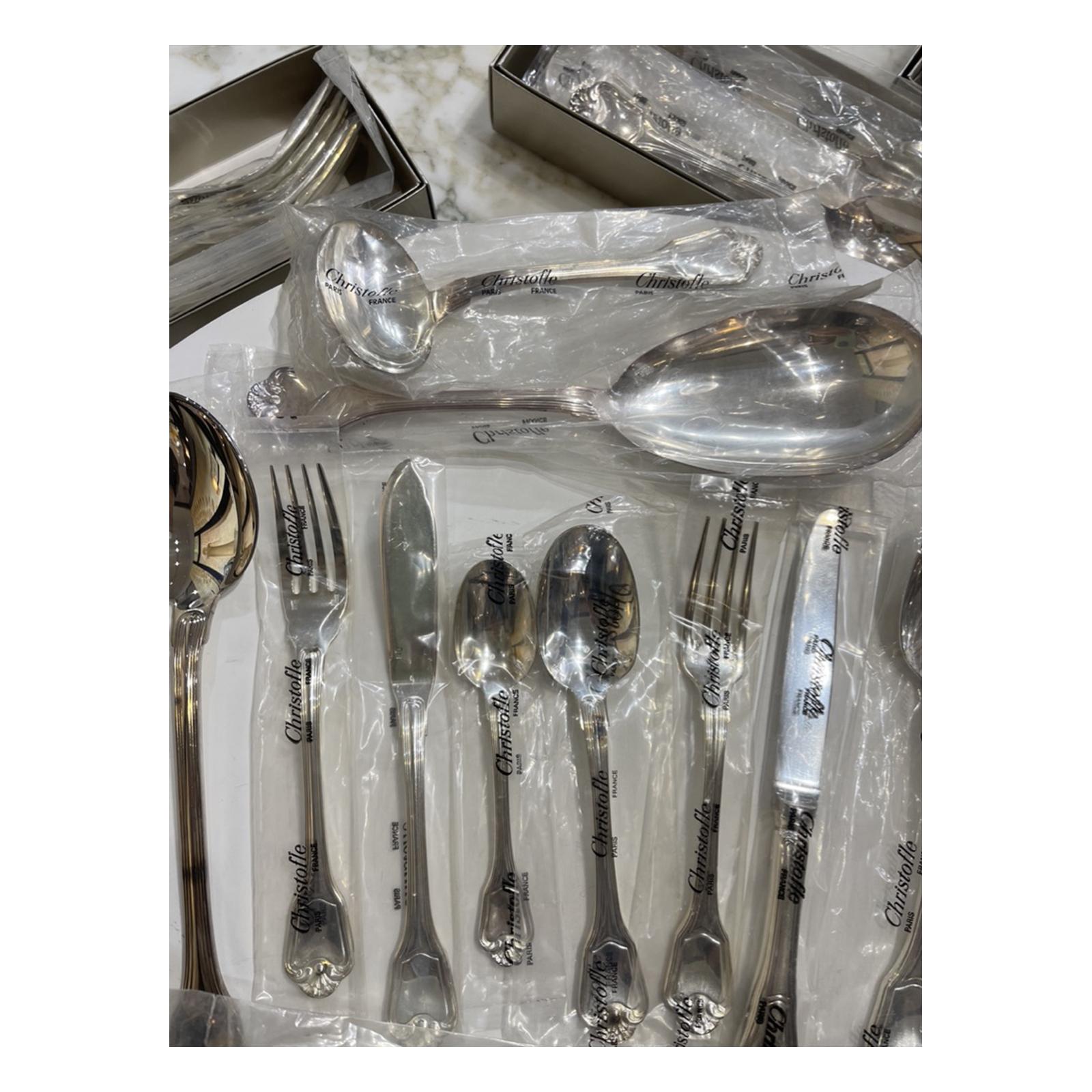 Silver Christofle Cutlery Set 