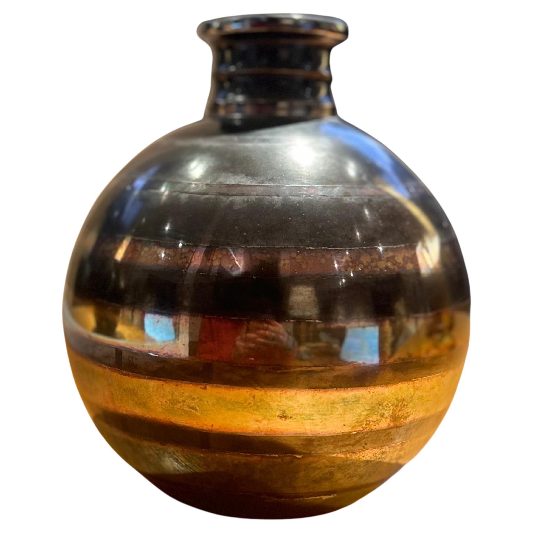Christofle Didanerie Art Deco Vase by Luc Lanel