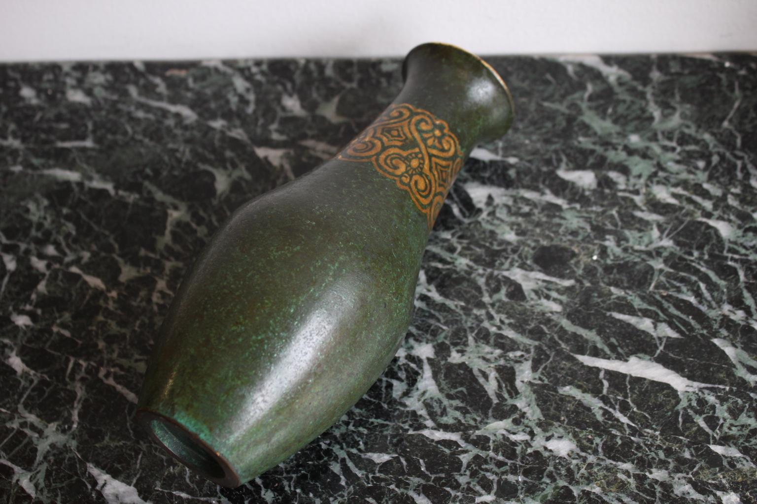 Christofle Dinanderie Vase, 1930 For Sale 2